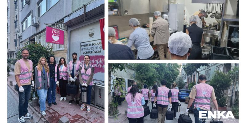 ENKA Gönüllüleri Faaliyetlerini Sürdürüyor