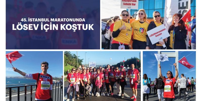 ENKA, 45. İstanbul Maratonunda LÖSEV için koştu!