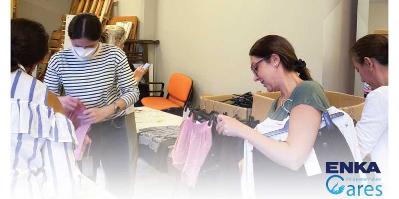 ENKA Volunteers at Nahıl Upcycling Park