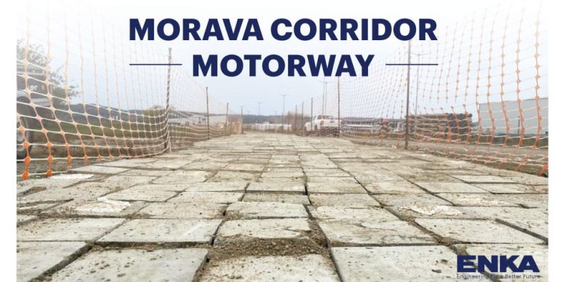 «ЭНКА» ПОВТОРНО ИСПОЛЬЗУЕТ БЕТОННЫЕ ОТХОДЫ В ПРОЕКТЕ МОРАВСКОГО КОРИДОРА