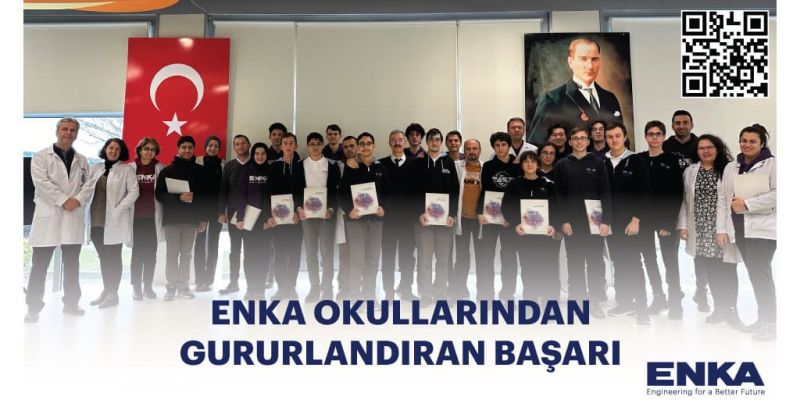 Kocaeli’de bulunan ENKA Okullarından gururlandıran başarı