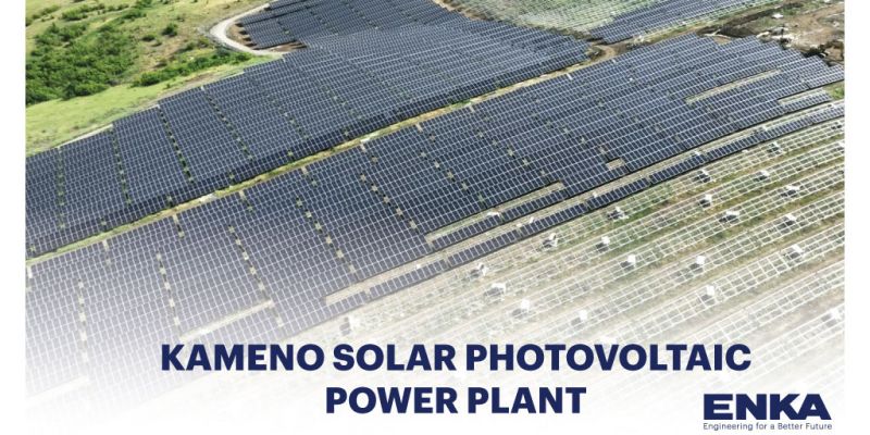 Kameno Fotovoltaik Enerji Santralin Haziran 2024 itibarıyla ilerlemesi