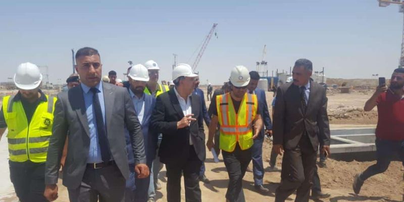 MOE Minister of Iraq Dr. Luay Al Khatteeb visited the Samawa 750 MW CCPP Project.