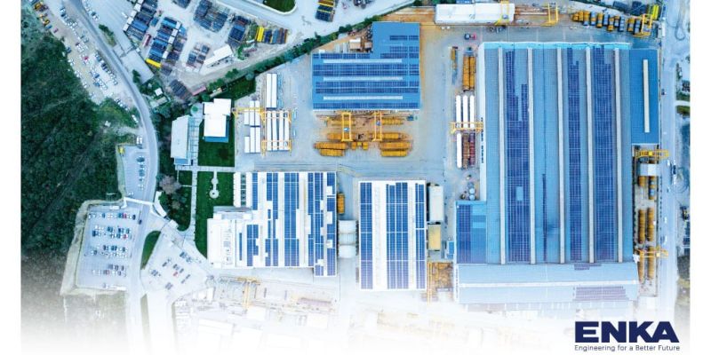Çimtaş Çelik tesislerinde Gemlik’te güneş enerjisi paneli uygulama projesi ilerlemesi