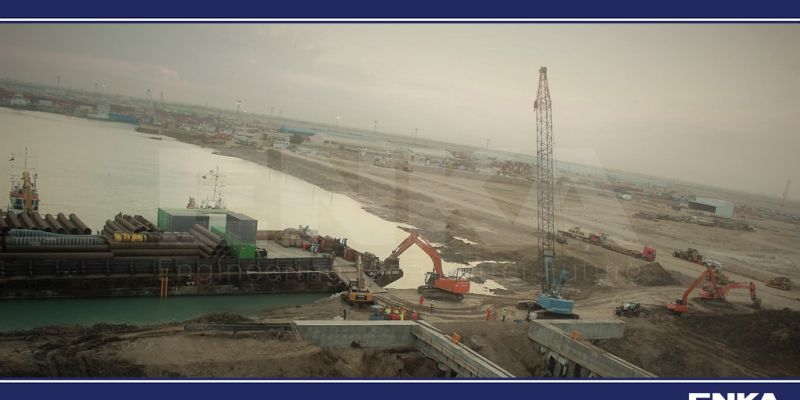 Umm Qasr BMT Yard-5 Quay Wall & Marine Works in Iraq reached 30%