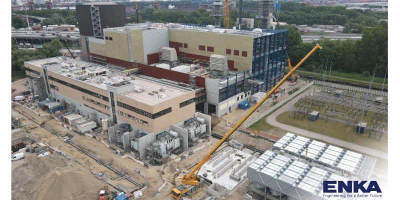 Ход работ на проекте теплоэлектростанции в Драденау по состоянию на май 2025 года
