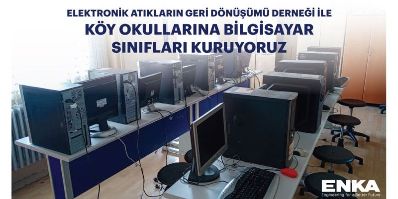 Computer Classrooms in Village Schools with the Association for Supporting Electronic Waste Recycling (EAGD)
