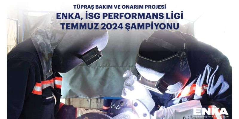 ENKA, İSG Performance Ligi Temmuz 2024 Şampiyonu