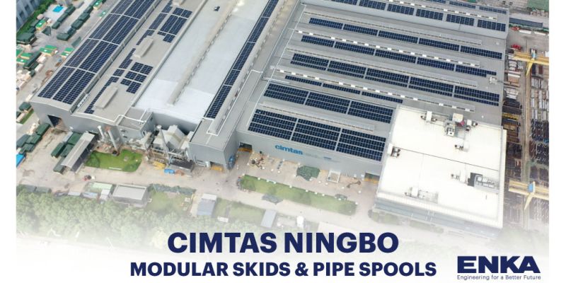 Cimtas Ningbo Modüler Skid ve Borulama (Spools)