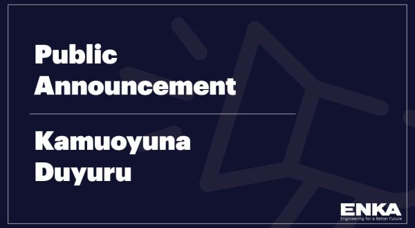 Public Announcement – 06.11.2025