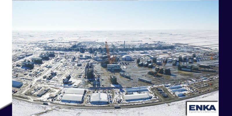 The progress of 3GP MEI Installation works in Tengiz as of December 2019