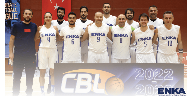 ENKA Basketball Team is in the Corporate Basketball League!