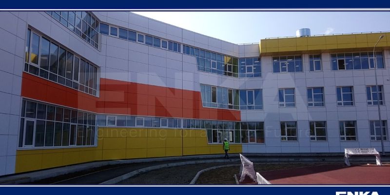 ENKA Tulun Okulu Projesini büyük ölçüde tamamlamıştır