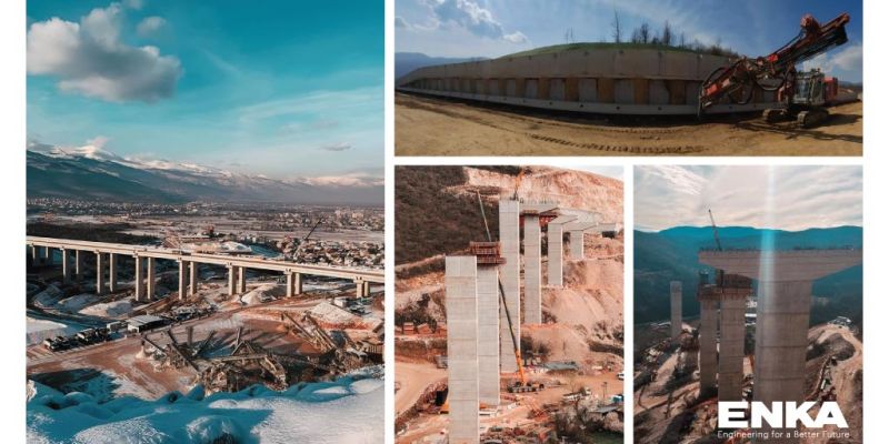 Progress of The Corridor 8 & 10d Motorway Project as of June 2026