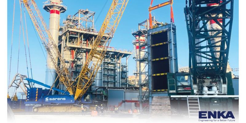 First HRSG Module Lifted at Temane Power Plant