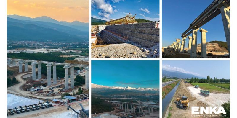 Progress of The Corridor 8 & 10d Motorway Project as of September 2025