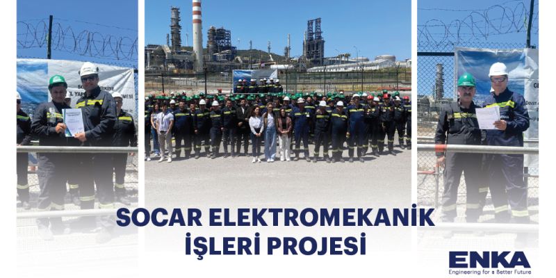 SOCAR Elektromekanik İşleri Projesinde 2,5 milyon insan-saat kazasız çalışma saatine ulaşılmıştır