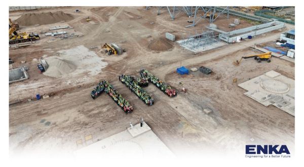 Bazian II Enerji Santrali Dönüşüm Projesi 1 Milyon Kayıp zamanlı Kazasız İnsan-Saatine Ulaştı