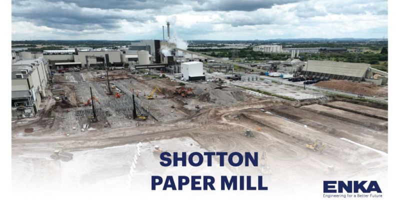 Shotton Kâğıt Fabrikası Projesinin Temmuz 2023 itibarıyla İlerlemesi